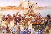 Laura Theresa Alma-Tadema The finding of Moses oil painting picture wholesale